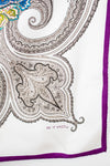 Paisley patterned scarf with 'Etro' branding on a white background
