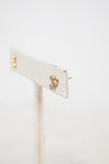 3-dot gold stud earrings