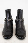 Chanel Chain and Leather Moto Boot