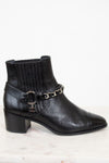 Chanel Chain and Leather Moto Boot