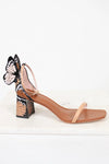 Chiara Mid-Block Butterfly Sandal