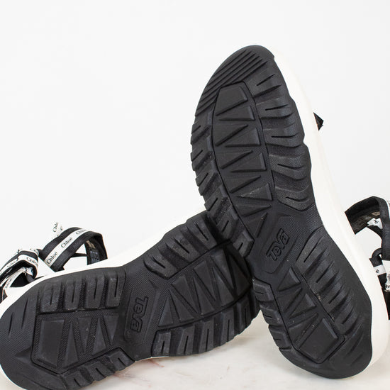 Bottom view of sandals