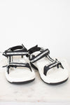 Black and white 'Chloe' sandals