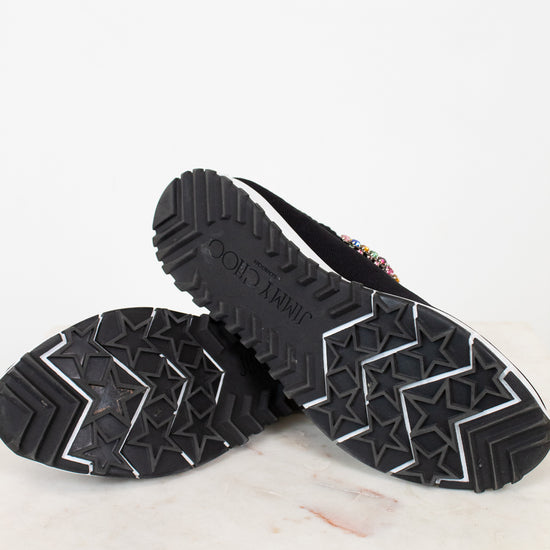 Black rubber sole with star pattern on a white background