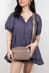 Coach Taupe Restored Camera Bag
