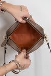 Coach Taupe Restored Camera Bag