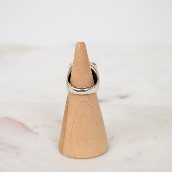 Back view of cocktail ring