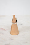 Back view of cocktail ring