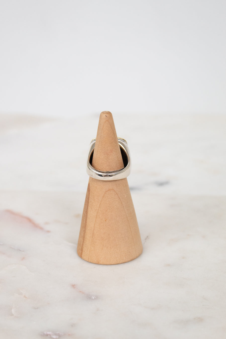 Back view of cocktail ring