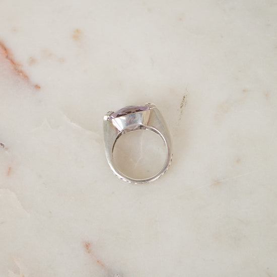 Aerial view of ring