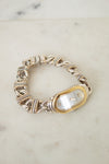 Gold and silver 'David Yurman' Watch with intricate band design
