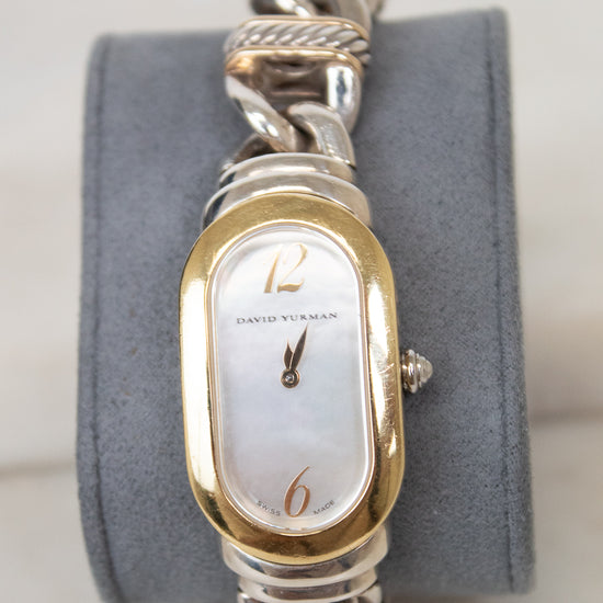 Gold and silver 'David Yurman' Watch
