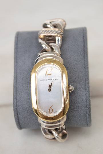 Gold and silver 'David Yurman' Watch