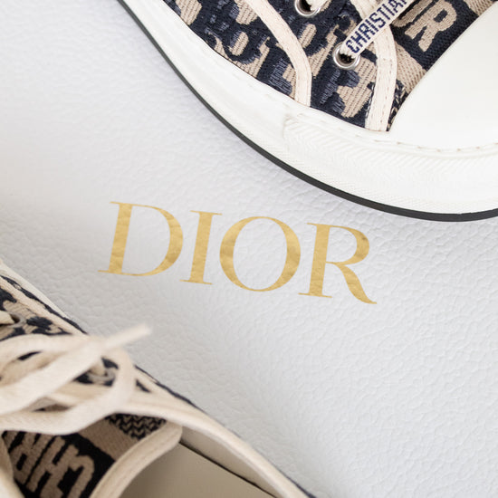 Dior sneakers with logo on a white background