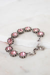 Gucci Pink and Silver Bracelet