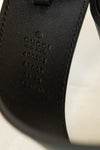 Gucci Black Wide Marmont GG Belt