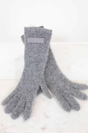 Jacquemus Les Gants Gros Grain Logo Gloves