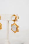 Julie Vos Mother of Pearl Helene Stud Earrings