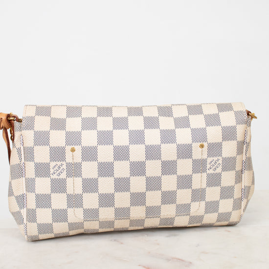 Checkered handbag on a white background
