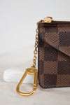 Louis Vuitton Damier Ebene Recto Verso Rose Ballerine Card Holder