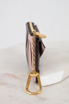 Louis Vuitton Damier Ebene Recto Verso Rose Ballerine Card Holder