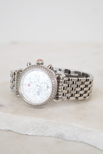Michele CSX 36 Diamond Chronograph Watch