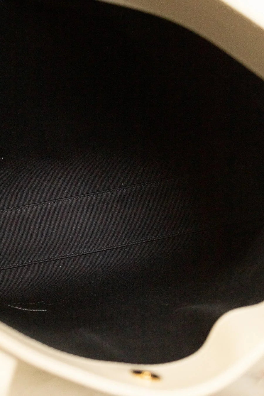 Close-up of a black interior lining.