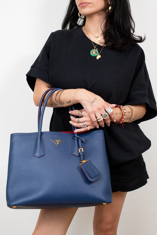 Prada Medium Saffiano Cuir Double Bag