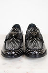 Prada Studded Spazzolato Loafer
