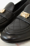 Quilted CC Logo Loafers
