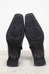 View of the bottom of outer soles of shoes
