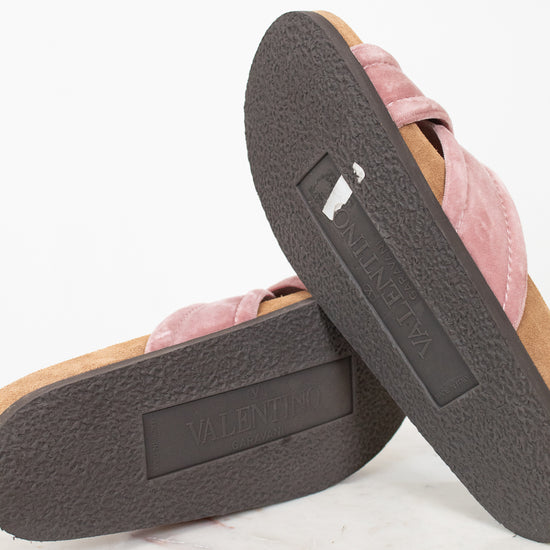 Bottom view of Valentino sandals